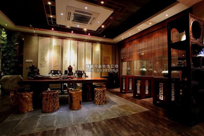 成都中式古玩店鋪裝修都有哪些設計細節？